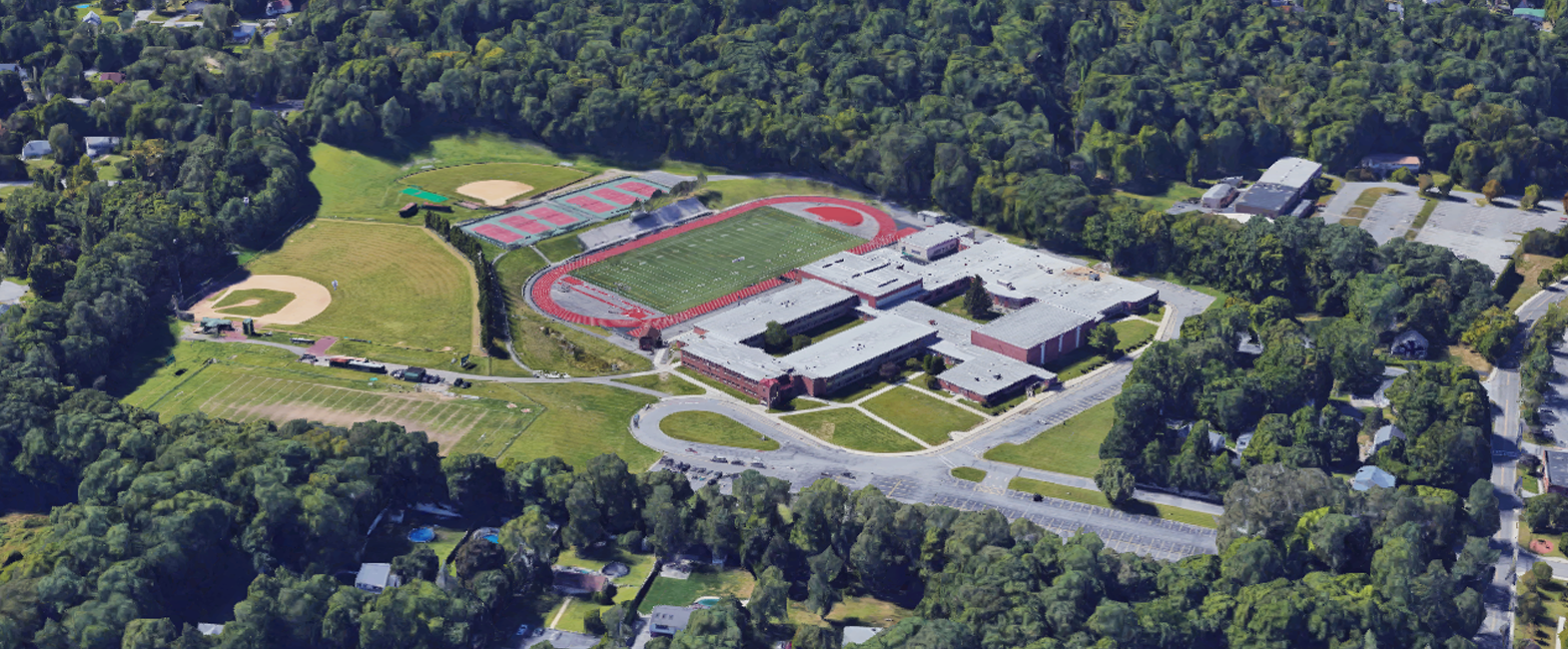 Lakeland High School in Lakeland Central School District in Shrub Oak, New York